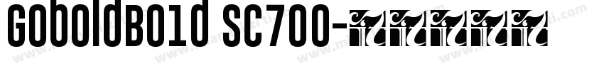 GoboldBo1d Sc700字体转换